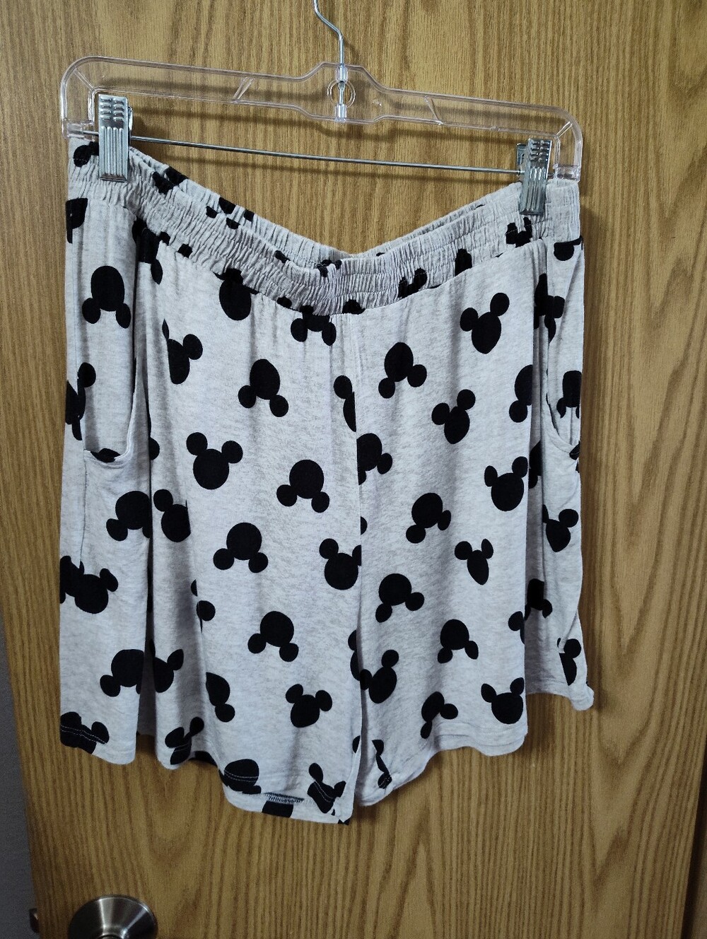 Women’s Gray Mickey Mouse Pajama Set